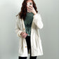 Textured Hooded Cardigan