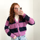 Cambridge Striped Cardigan Sweater