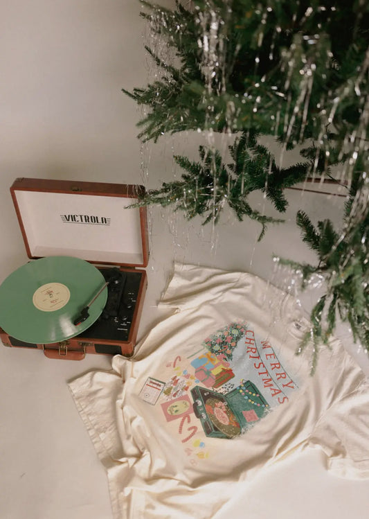 A Vintage Christmas Graphic Tee