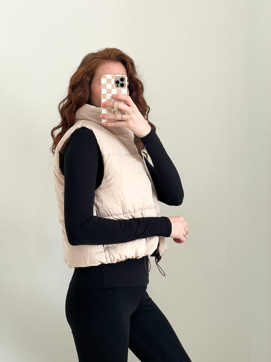 Buttery Peyton Puffer Vest | Reversible Cocoa + Ash Mocha