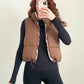 Buttery Peyton Puffer Vest | Reversible Cocoa + Ash Mocha