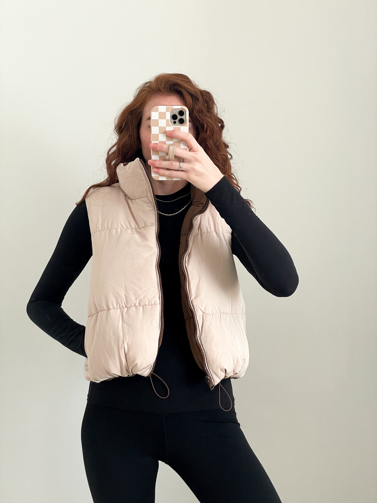 Buttery Peyton Puffer Vest | Reversible Cocoa + Ash Mocha