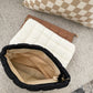 Quilted Zippered Bag | Mocha