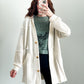 Textured Hooded Cardigan