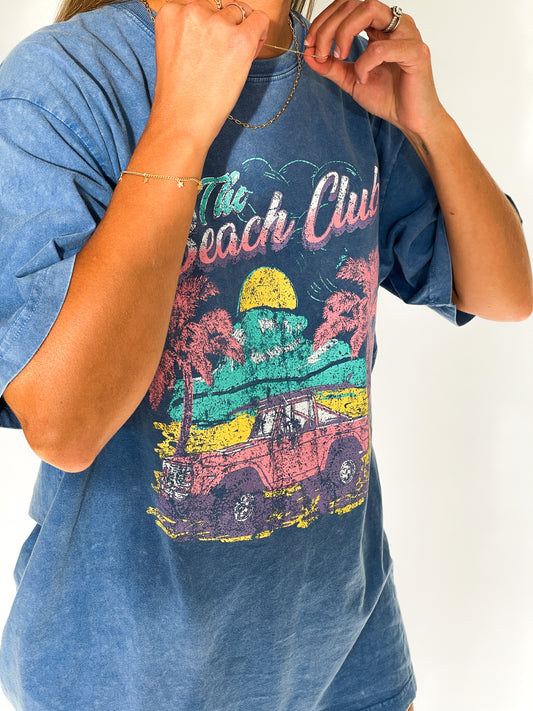 The Beach Club Vintage Graphic Tee