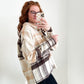 Chocolate Chip Cookie Plaid Jacket