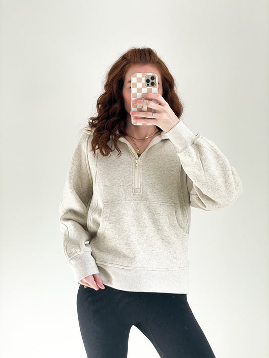 Carley Pullover - Heathered Bone