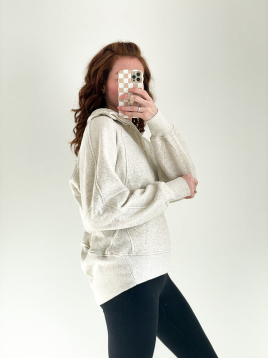 Carley Pullover - Heathered Bone